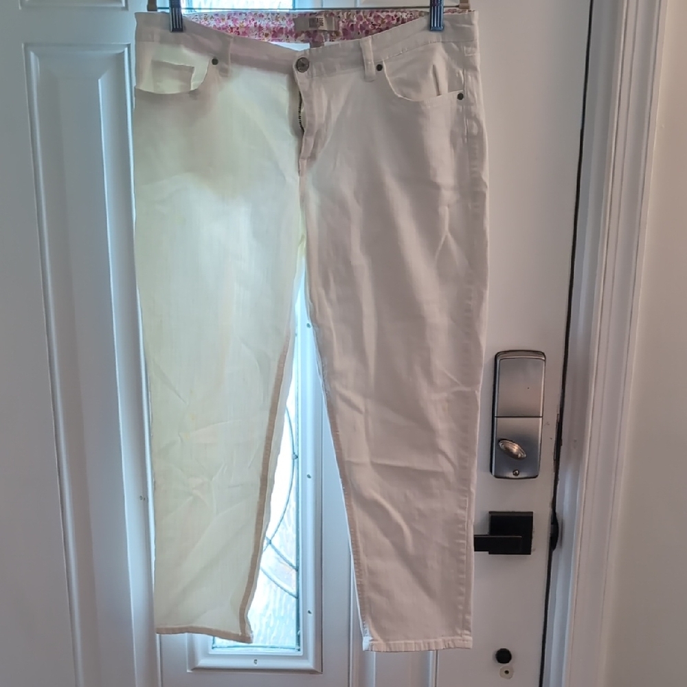 Vintage America Cream Men's Straight Jeans